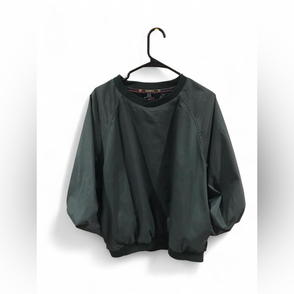 Vintage Sporty Sunice Forest Green Golf Windbreaker with pockets - Size Medium